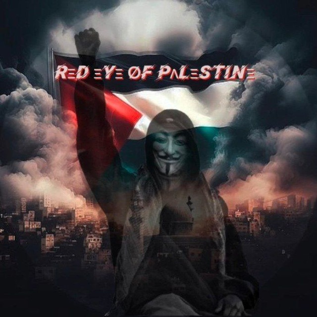 Red eye of Palestine