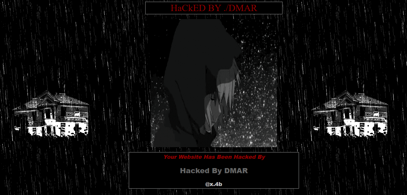 Hacked website evidence