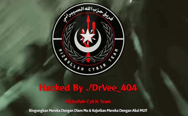 Hacked website evidence