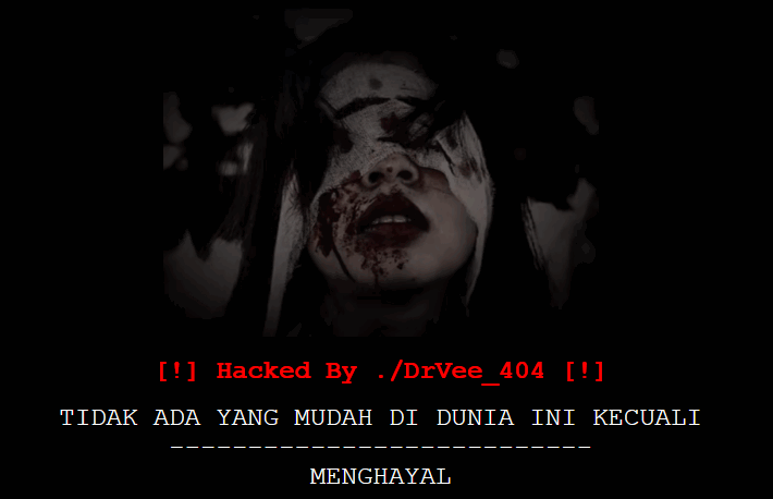 Hacked website evidence