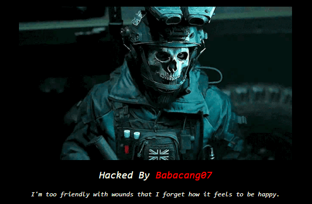 Hacked website evidence