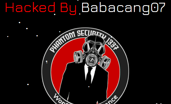 Hacked website & group affiliation evidence
