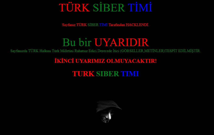 Hacked website evidence