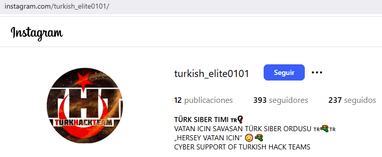 Affiliation with TurkHackTeam