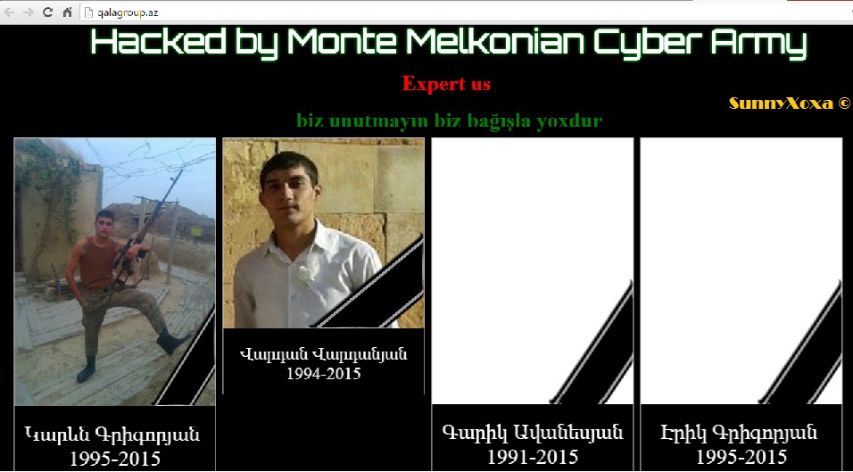 Hacked website evidence